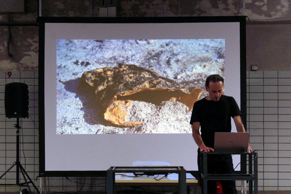 Deep Mapping Unstable Habitat artist talk in Berlin at StadtWERKSTATT